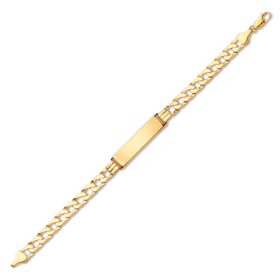 9ct Gold Identity Bracelet