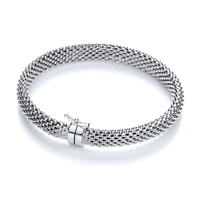 J-Jaz Ashlee Silver Bangle