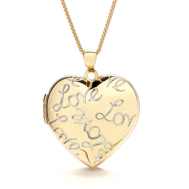 9ct Gold Love Locket