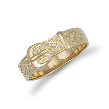 9ct Gold Buckle Ring