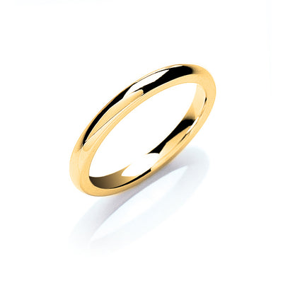 2mm Court Shape Wedding Band